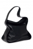 Изчистена черна голяма чанта кожа Calvin Klein Зима 2011/2012