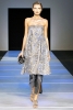 Копринена рисувана туника рокля Giorgio Armani Пролет-Лято 2012