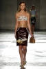 Кожена пола с анимационен принт и мини бюстие Prada Пролет-Лято 2012