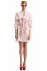 Пола и свободна риза с панделка в бледо розово Ваканционна колекция Peter Som 2012