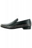 Равни черни кожени обувки с шипове Christian Louboutin Пролет-Лято 2012