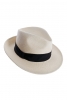 Бяла сламена шапка с периферия и черна лента Emilio Pucci пролет лято 2012