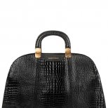 Черна чанта кожа лак Emporio Armani за Пролет-Лято 2012