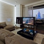 Апартамент в Полша - хол с ТВ