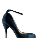 сини обувки на John Galliano 