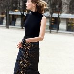 Пола с декорации и боди поло без ръкави Dior Предесенна колекция 2012