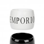 Сет две гривни бяло и черно Emporio Armani за Пролет-Лято 2012