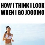 Как си мисля, че изглеждам, докато тичам, и как наистина изглеждам, докато тичам