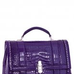 лилава чанта на Roberto Cavalli