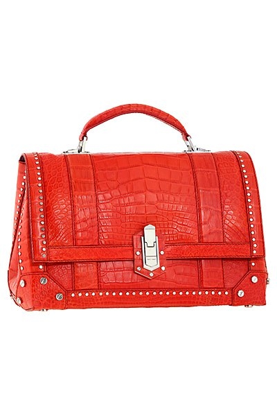 червена чанта на Roberto Cavalli