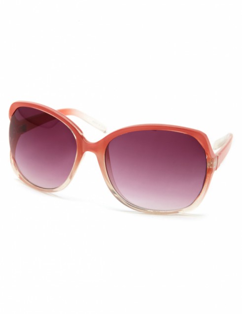 Слънчеви очила с рамки в ябълково розово