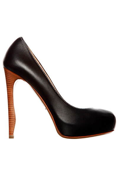 Елегантни черни обувки на ток Nicholas Kirkwood Пролет-Лято 2012