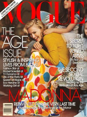 Мадона на корицата на Vogue август 2005