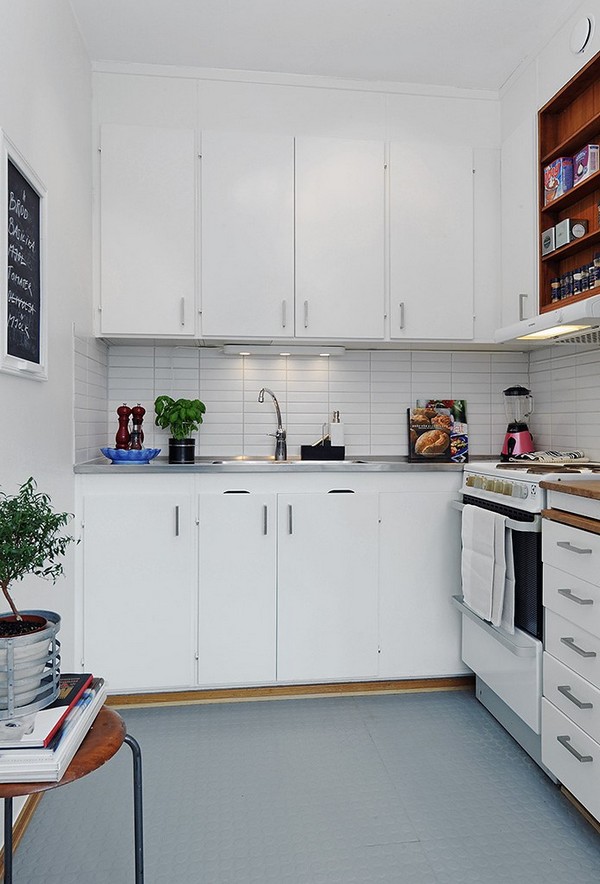 Малък едностаен апартамент- кухненски кът