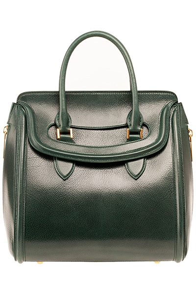 зелена чанта на Alexander McQueen