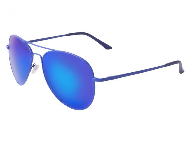 Авиаторски слънчеви очила със сини стъкла