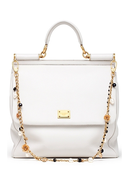 Бяла чанта на Dolce and Gabbana
