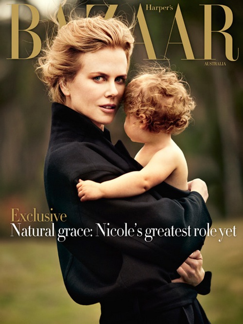 Никол Кидман на корицата на Harpers Bazaar Австралия юни 2012