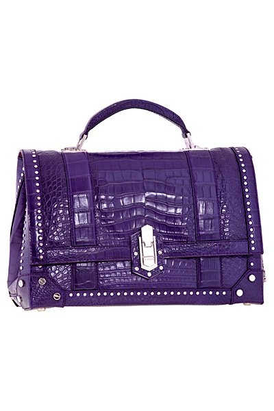 лилава чанта на Roberto Cavalli
