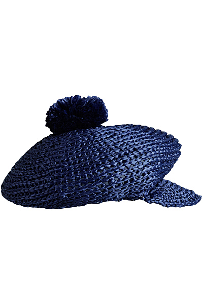 Морско синя шапка Burberry пролет лято 2012