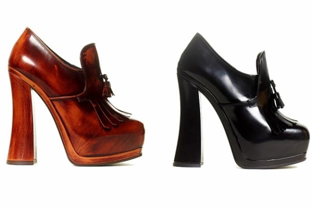 колекция обувки на Miu Miu за 2012