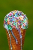 Сладолед с хрупкави пръчици глазура