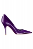 Елегантни остри обувки с тънък ток в лилаво Dior есен-зима 2012