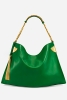 Голяма кожена зелена чанта Gucci за Пролет-лято 2012