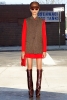 Права къса пола и право средно дълго палто Givenchy 2012