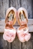 Бледо розови булчински обувки Badgley Mischka