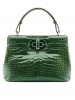 зелена кожена чанта на Bulgari 2012