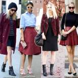 Как да комбинирате дрехи цвят бордо