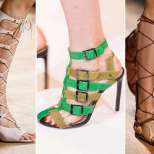 Римски сандали на платформа и цветни сандали