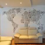 Карта на света като тапет