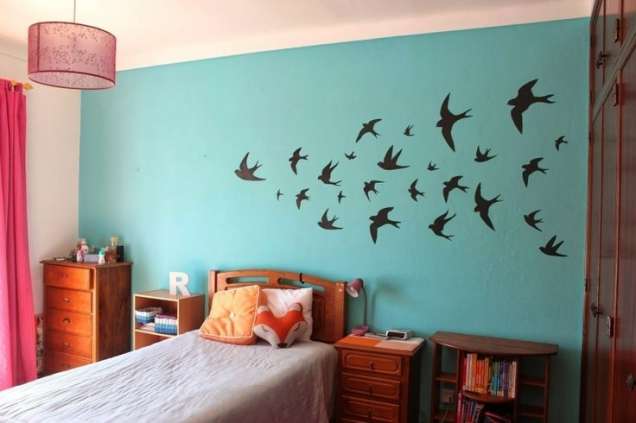 Красива декорация за стена с птички