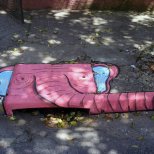Изкуство на улицата - слон
