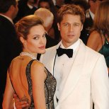 Анджелина Джоли и Брад Пит на червения килим