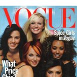 Виктория и момичетата от Spice Girls на корицата на Vogue 1998г