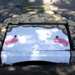 Изкуство на улицата - ангелче