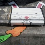 Изкуство на улицата - заек