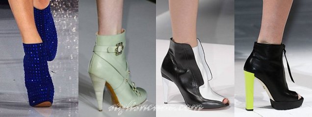 мода 2013 обувки Бетси Джонсън, Mulberry, Sportmax. Just Cavalli 