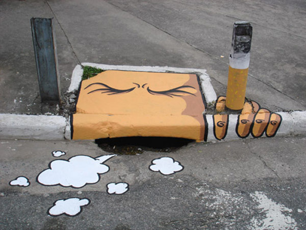 Изкуство на улицата - пушач