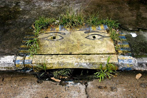 Изкуство на улицата - горско чудовище