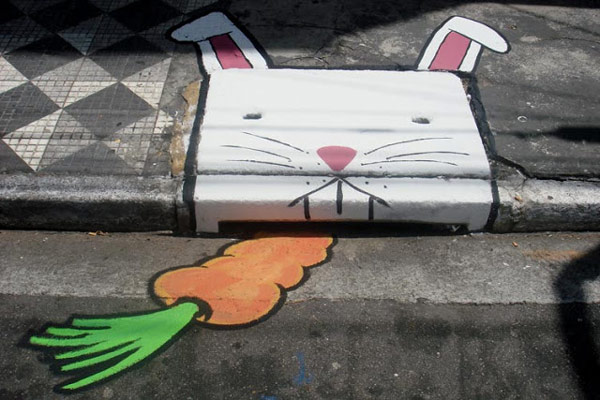 Изкуство на улицата - заек
