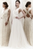 Булчинска рокля А силует с ефектен гръб Jenny Packham 2013