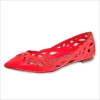 Betsey Johnson Flats Кожени обувки в червено