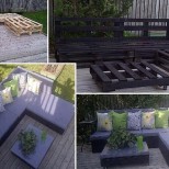 Градински мебели от дървени палети