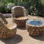 Градински мебели от дърво
