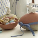 Великденска украса - декоративни яйца за трапезата 