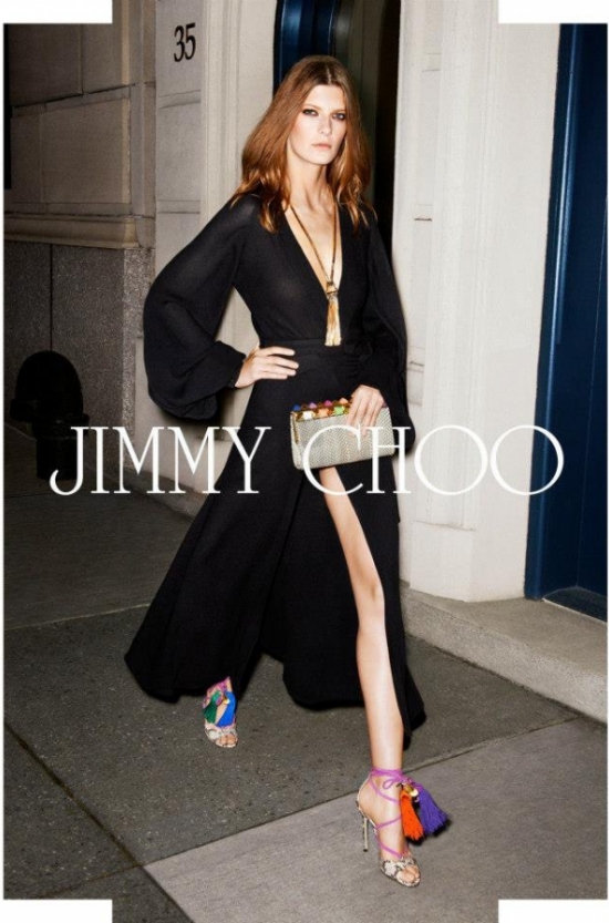 Стилна рокля от Jimmy Choo кампания пролет/лято 2013